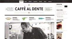 Desktop Screenshot of caffealdente.com